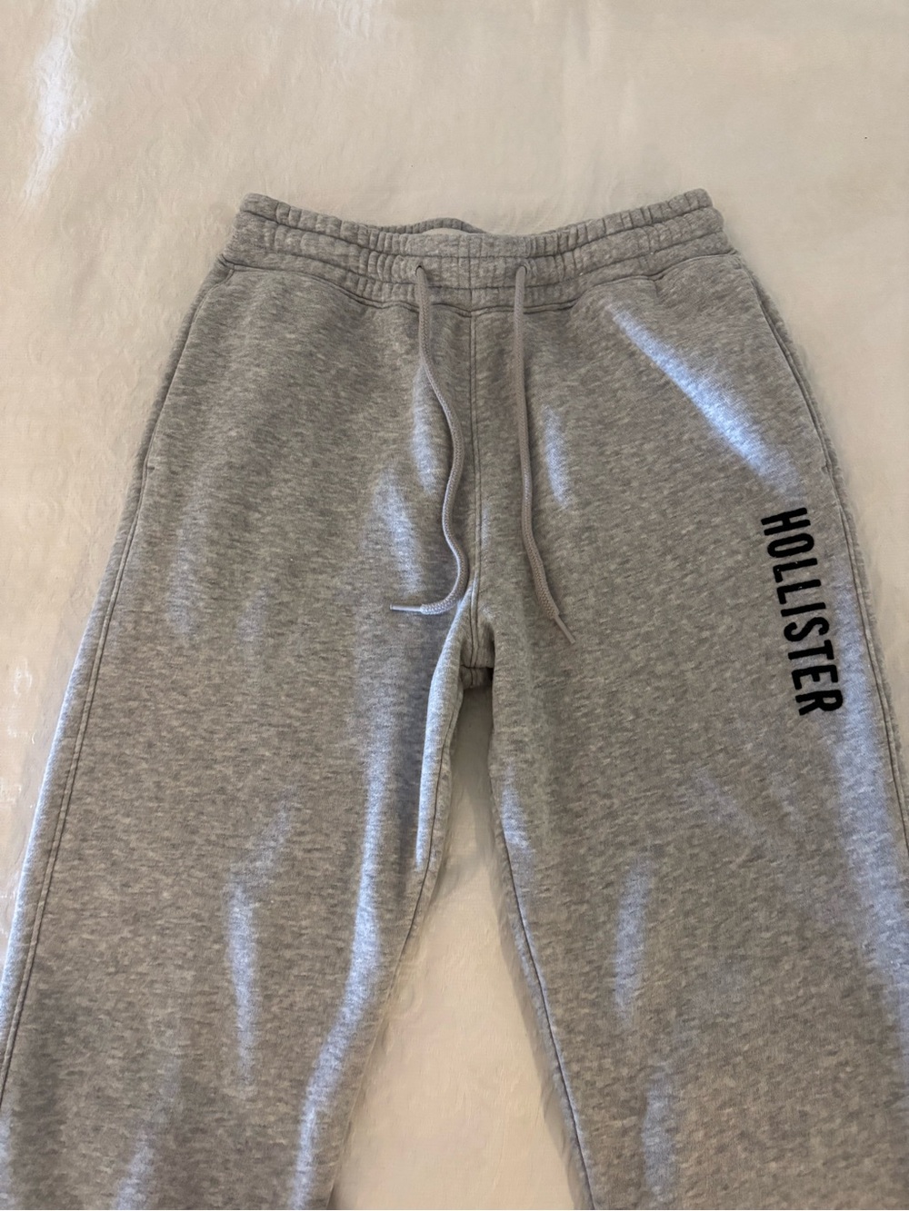 Hollister Grey Fleece Jogger Sweatpants
